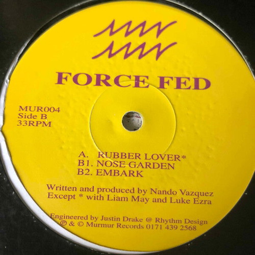 Force Fed Rubber Lover record used, electronic