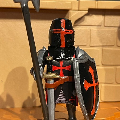 Playmobil Templar Knight custom made figure new