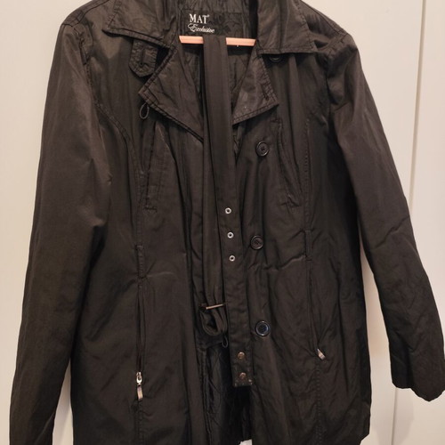 MAT Fashion women's waterproof jacket used, black, size XL