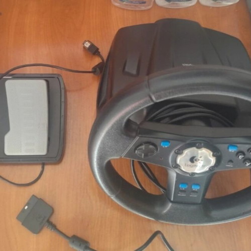 Logitech Rallye Racing PS2 Steering Wheel used