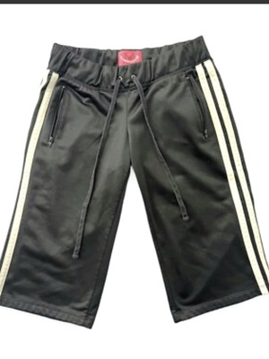 Y2K Juicy Couture sports Bermuda shorts used, black and white