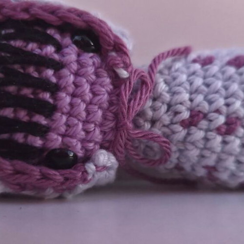 Small Babushka new hand-crocheted decorative item