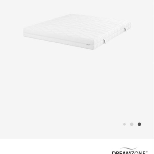 Stria pocket spring mattress 160x200 with upholstered bed frame