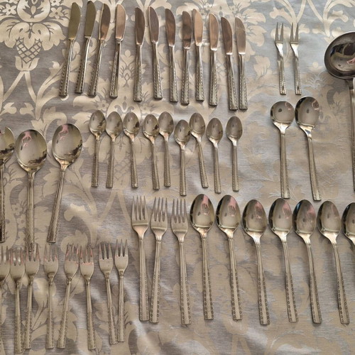 Vintage Granada cutlery set used, 49 pieces, stainless steel 18/10