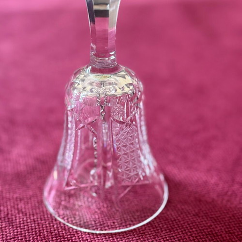 Crystal vintage bell like new, height 13cm