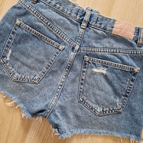 Pull & Bear denim shorts, Small 36, blue