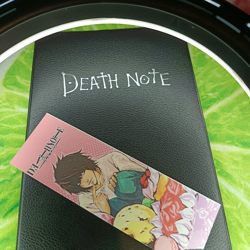 Death Note notebook new with bookmark and feather pen
