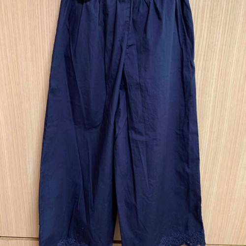 H&M summer trousers with embroidery, size 134, new