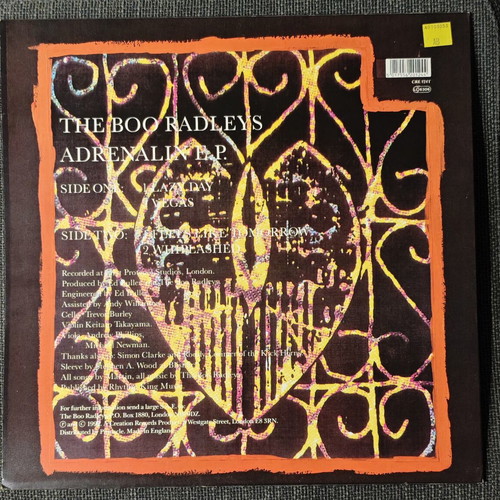 The Boo Radleys Adrenalin 1992 vinyl like new