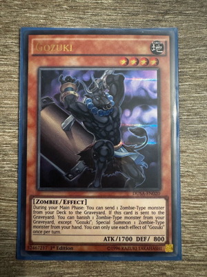 Gozuki YuGiOh in perfect condition