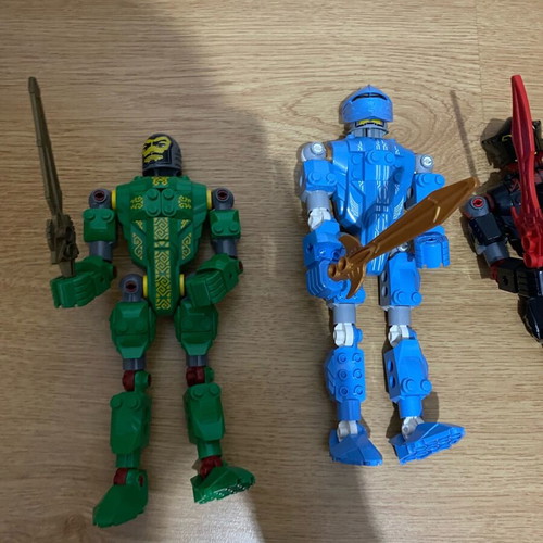Lego Knights 5 buildable figures like new