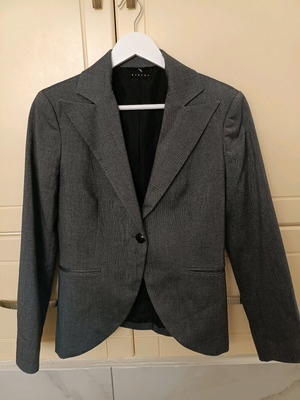 Sisley women's jacket like new, gray, size medium/large