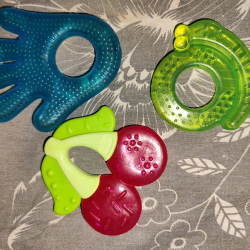 Baby teething set used, pack of 3