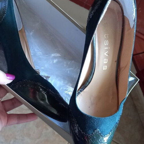 Tsitsivas leather cypress pumps used, size 38