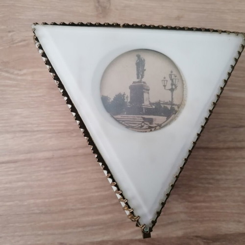 Jewelry box Russian old used with minor damages