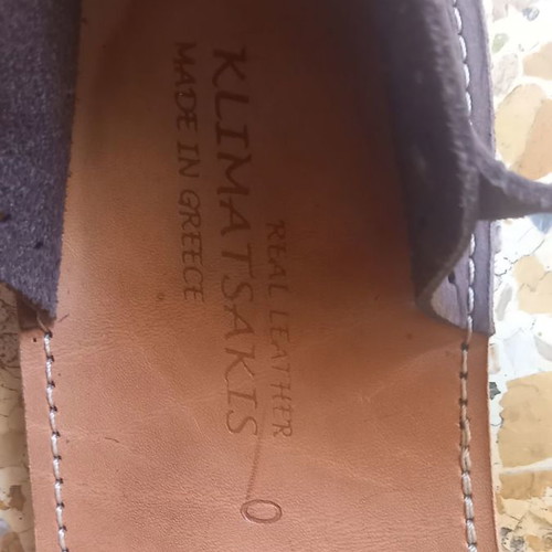 Leather handmade sandals like new, size 40, brown