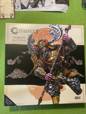 Conquest Dai Yokai with all plastics, cards and base, like new