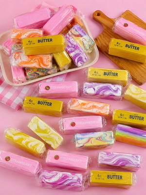 Squishy Butter foam stress relief toy set of 12, new