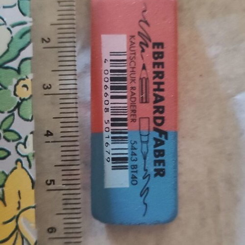 Faber large two-tone eraser new (BT40) 1+1 gift