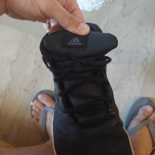 Adidas Ownthegame basketball shoes, size 44, black