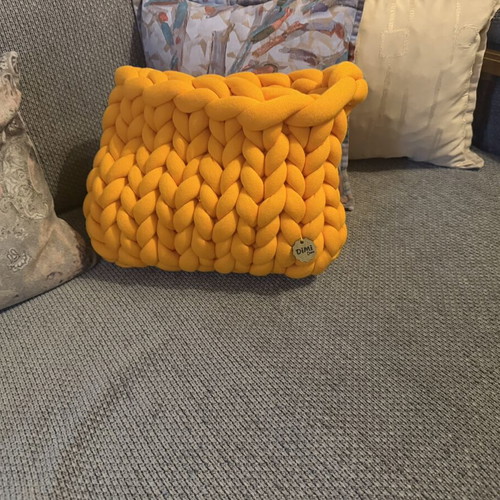 Dimi Don knitted handbag new, orange