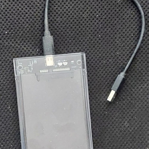 Transparent case for 2.5" internal drive