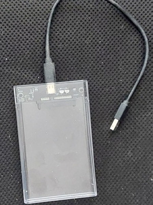 Transparent case for 2.5" internal drive