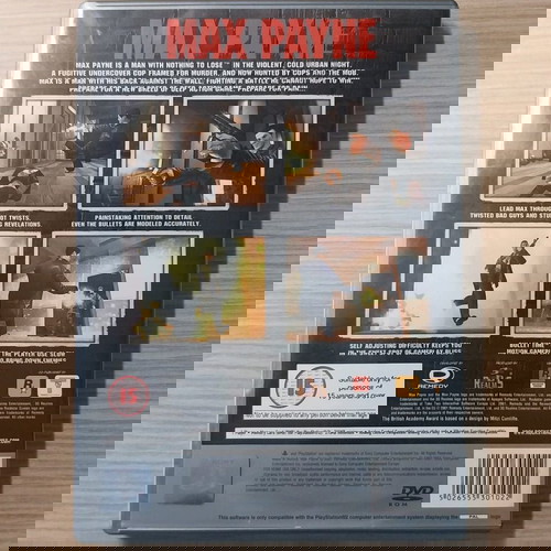 Max Payne [Platinum] for PlayStation 2 like new, English complete