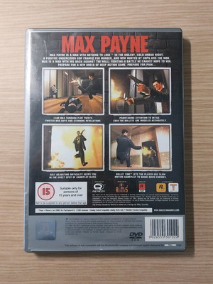 Max Payne [Platinum] for PlayStation 2 like new, English complete