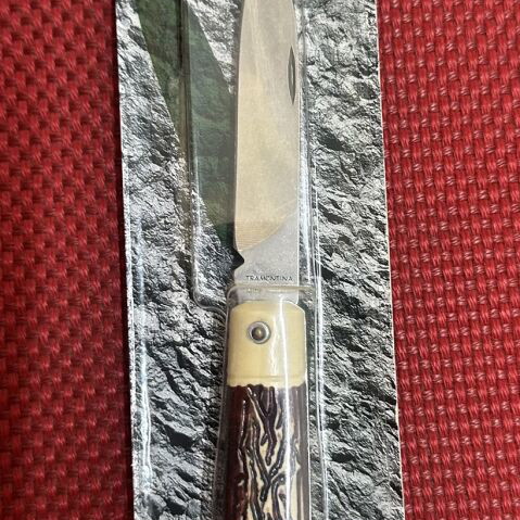 Tramontina pocket knife with 7.5 cm stainless steel blade and ABS handle