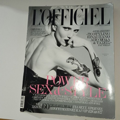 L' Officiel September 2009 like new with Cameron Diaz