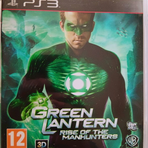 Green Lantern: Rise of the Manhunters PS3 like new, complete with manual