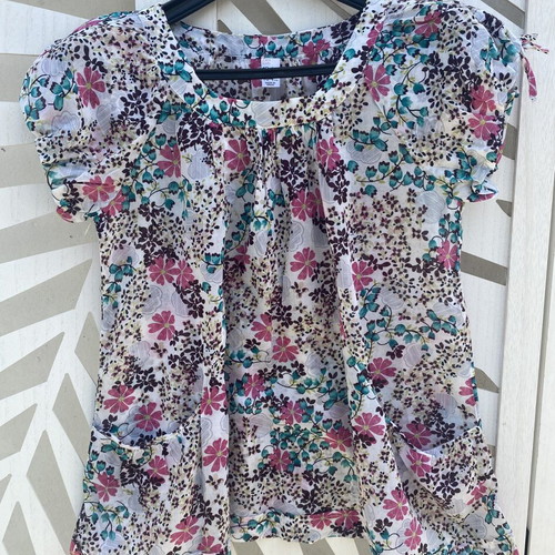Zara kids printed short-sleeve top like new, size 164 cm