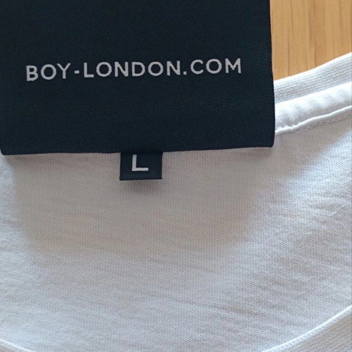 Boy London T-shirt L with premium 3D silicone logo