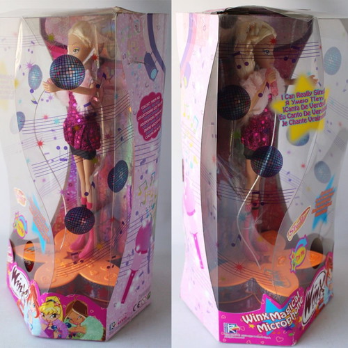 Winx Club 2010 Magical Microphone Stella doll Greek edition new