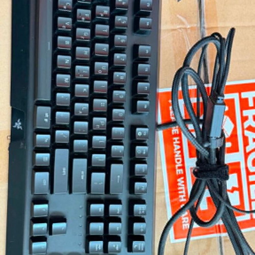 Razer BlackWidow Elite mechanical gaming keyboard used, without wrist rest
