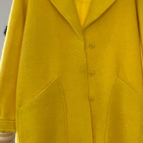 Zara Trf yellow small coat used