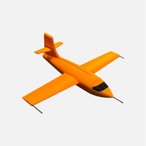 X-1 Bell Aircraft 3D-printed model made of premium PLA+