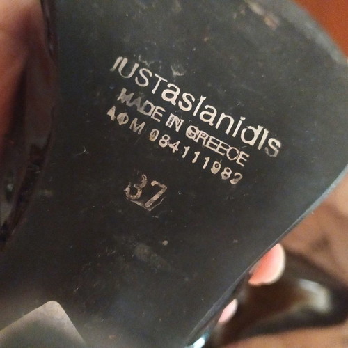 Aslanidis sandals size 37 like new, heel height 11.5cm