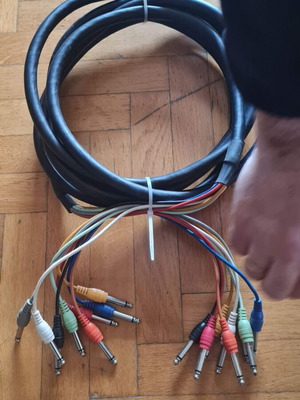 Audio Snake Cable 8 Channels 5 Meters Like New
