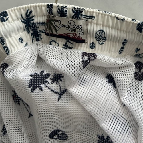 Pepe Jeans men's swim shorts size L, white