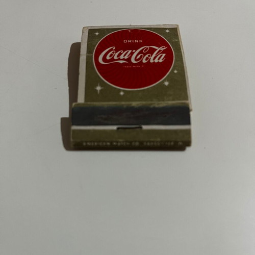 Coca Cola Vintage Matchbox used
