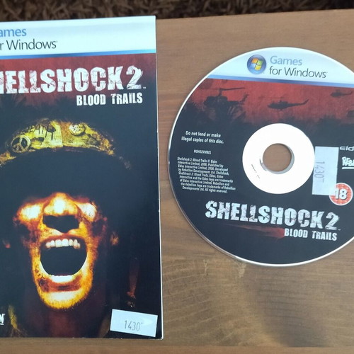 ShellShock 2 Blood Trails PC used, manual only without cover