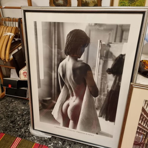 Christian Coigny Nude Female Photo Art Print used, framed