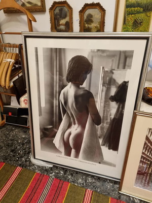 Christian Coigny Nude Female Photo Art Print used, framed