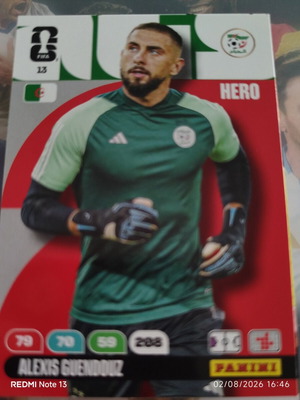 Panini Adrenalyn XL FIFA World Cup 2026 αυτοκόλλητα μεταχειρισμένα, σετ 13