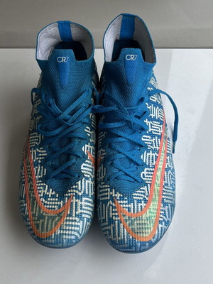 Nike Mercurial Superfly 7 Elite FG Shuai used football shoes, size 46, blue