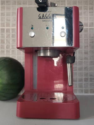 Καφετιέρα Espresso Gaggia Gran Deluxe κόκκινη, καινούργια