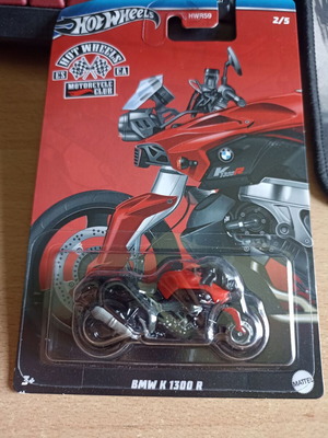 Hot Wheels BMW K 1300 R 2009 silver series 1:64 new, sealed