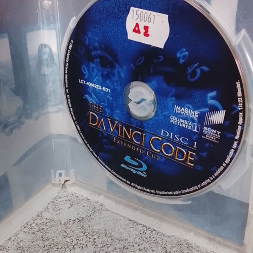 The Da Vinci Code Blu-Ray like new with Greek subtitles